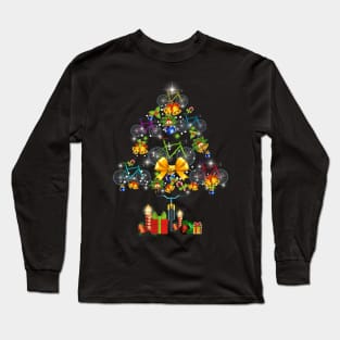 Bicycle Christmas Tree Long Sleeve T-Shirt